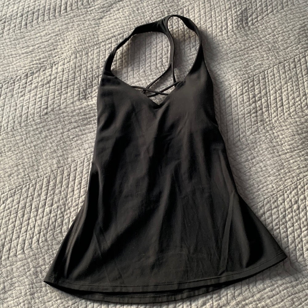 Strappy racerback tank